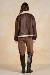 Elan Women's Novelty Jacket with Sherpa Lining Alternate View
